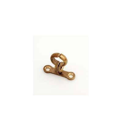 Brass Screw To Wall Bracket 1/2"