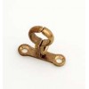Brass Screw To Wall Bracket 1"