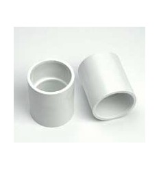 White Waste Coupler 1 1/4"