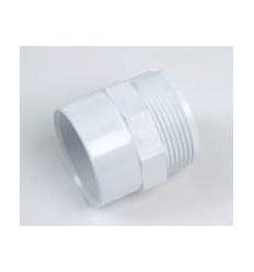 White Waste Male Adapter 1 1/2"