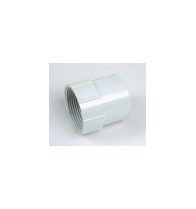 White Waste Female Adapter 1 1/2"