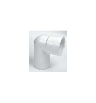 White Waste Male-Female Elbow 1 1/4"