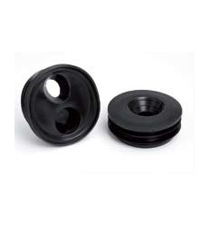 Rubber Boss Adapter Double Hole 4"