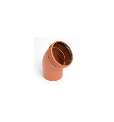Sewer S/S 45 Degree Bend 4"