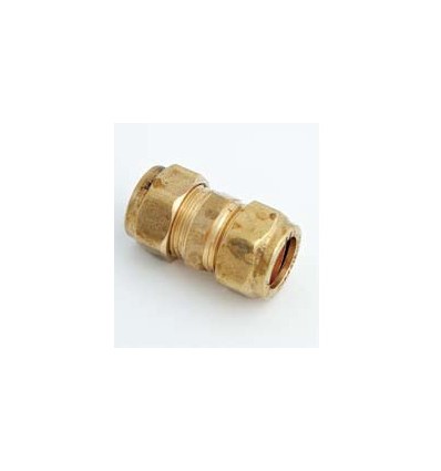 Compression Coupling Brass 310 3/4" X 1/2"