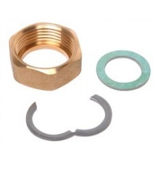 Solar 3/4" Backnut Circlip & Fibre Washer DN16