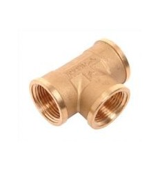 Brass Solar Tee 3/4" Female Equal