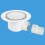 McAlpine Trapped Shower Gully 50mm Seal White Plastic Cover Plate