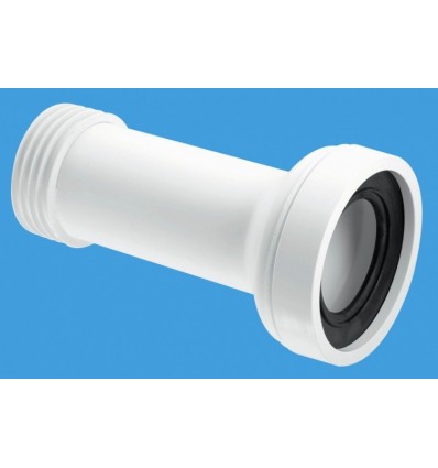 McAlpine Straight WC Connector With Adjustable Length