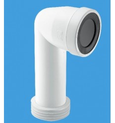 McAlpine 90° Bend Extended Inlet Rigid WC Connector