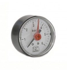 Pressure Gauge 1/4" 6 Bar Back Connection