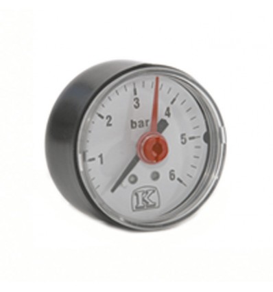 Pressure Gauge 1/4" 6 Bar Back Inlet