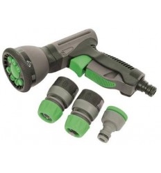 Soft Grip 5-Piece Spray Gun Quick Connector Set