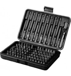 Silverline Security Bit Set 98-Piece Chrome