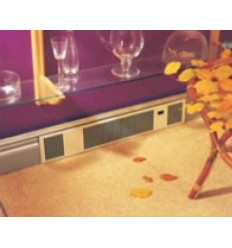 Solo Discreet 3-Fan Kickboard Heater Hideaway Chrome