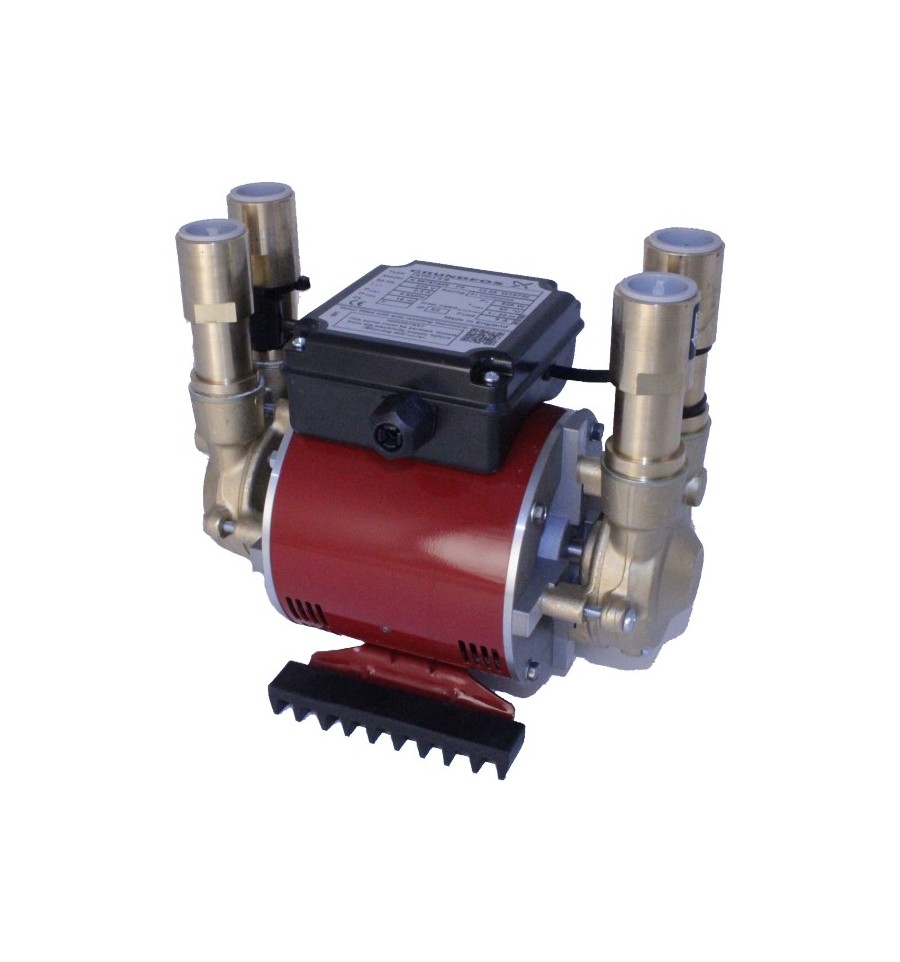 Grundfos Amazon Brass 3.0 Bar Twin Positive Head Shower Pump