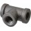 1/2" X 3/4" GB Reducing Tee Black