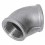 1/2" GB Elbow 45° Black