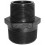 1/2" X 1/4" GB Reducing Nipple Black