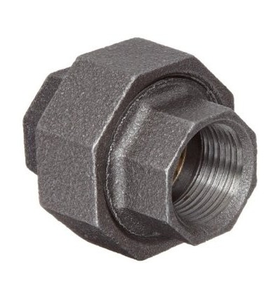 3/8" GB Union Black