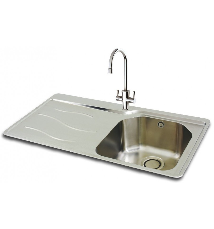 carron phoenix maui 90 stainless steel inset kitchen sink