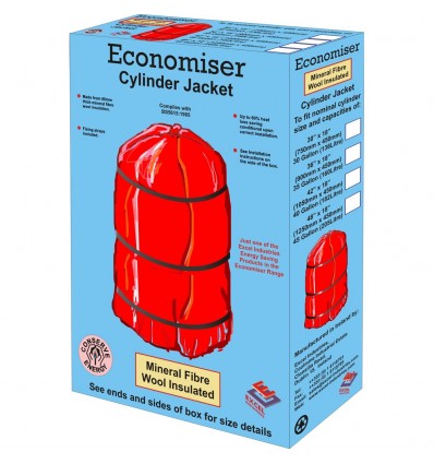 Economiser Mineral Fibre Wool Cylinder Jacket / Lagging Jacket (30"x18")