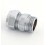 Chrome 611 Compression Male Coupling 15mm