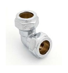 Chrome 315 Compression Elbow 15mm