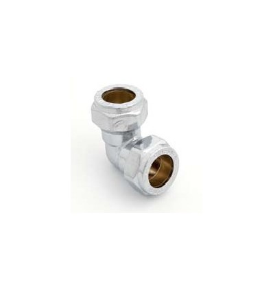 Chrome 315 Compression Elbow 15mm