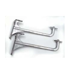 Cast Aluminum Basin Brackets Large (PR) 22cm X 16cm