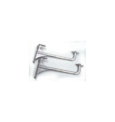 Cast Aluminum Basin Brackets Large (PR) 22cm X 16cm