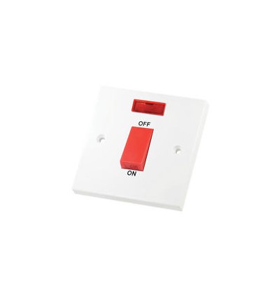 Electrical 45A Single Cooker Switch