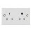 Electrical 2 Gang 13A Socket