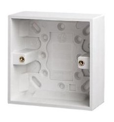 Electrical 1 Gang Socket Box 25mm