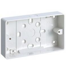 Electrical 2 Gang Socket Box 25mm