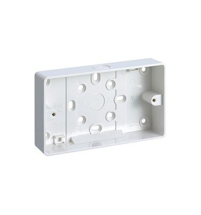 Electrical 2 Gang Socket Box 25mm