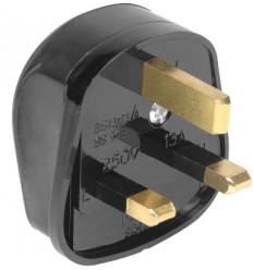 Electrical 13A Fused Rubber Plug Top