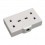 Electrical 2 Gang 13A Trailing Extension Socket