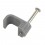 2.5mm Twin & Earth (T & E) Grey Cable Clip Nail Type (10 Pack)