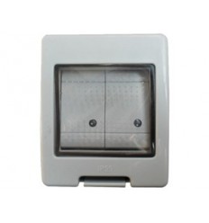 Electrical 2 Gang 2 Way 16A Weatherproof Switch