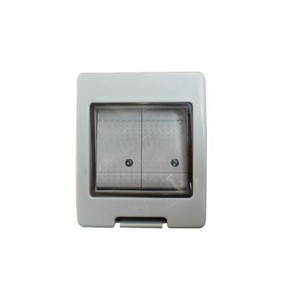 Electrical 2 Gang 2 Way 16A Weatherproof Switch