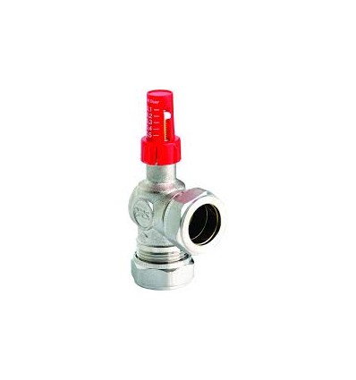 Altecnic Eres 22mm Angled Bypass Valve