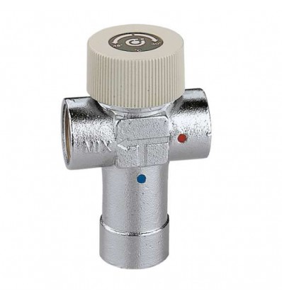 Caleffi Adjustable 1" Thermostatic Mixing Valve 40-60°C