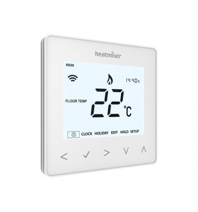 Heatmiser neoAir Smart Thermostat - Glacier White.
