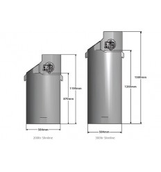 Multiboost Slimline 350ltr