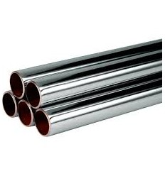 Chrome Copper Pipe 15mm X 1m Length