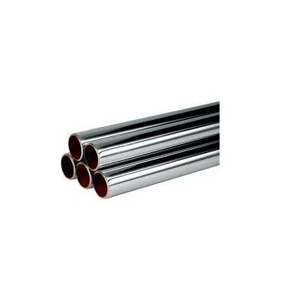 Chrome Copper Pipe 15mm X 1m Length