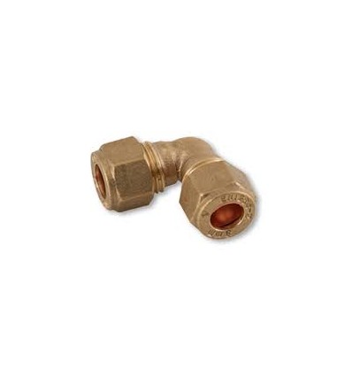 Straight Coupling Elbow 615 Microbore 10mm 3/8"