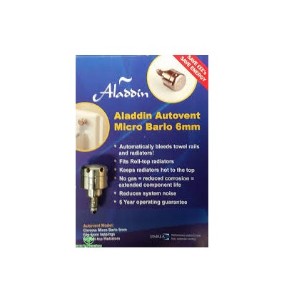 Aladdin Automatic Rad Air Vent 6MM