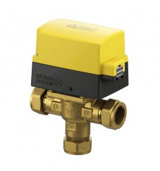 Sauter Detachable 3 Port Motorised Valve 22mm